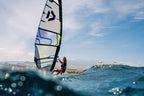 Vela de windsurf Freeride Duotone E_PACE 2026 color blanco y gris