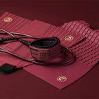 Grip de surf de dos piezas Deflow 2 Piece Burgundy Traction Pad en color burdeos