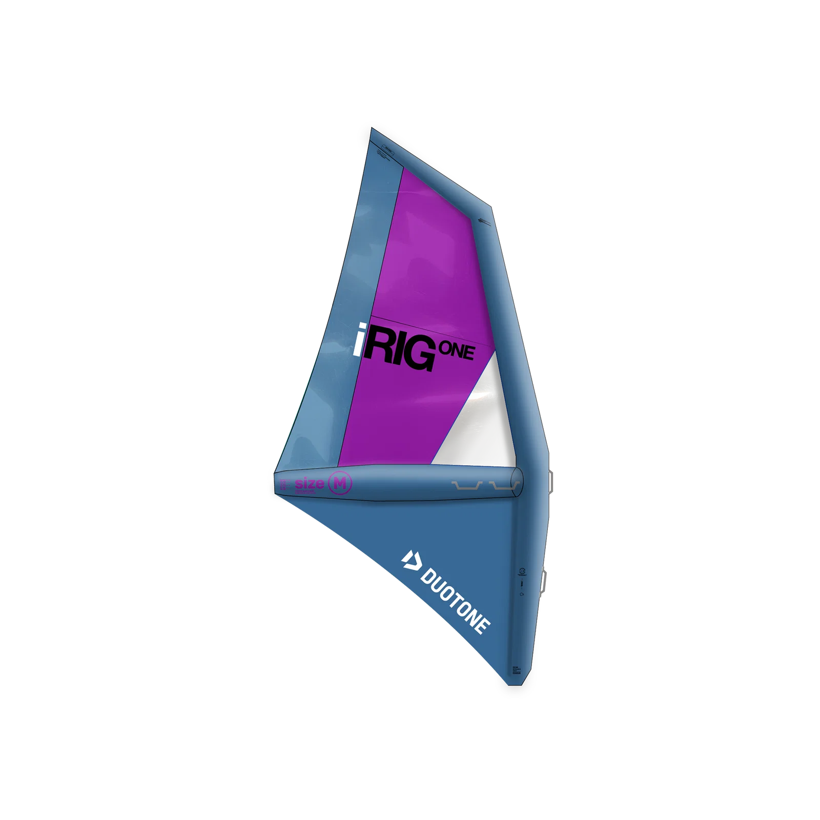 Aparejo inflable de windsurf Duotone iRIG One en color Steel Blue y Berry