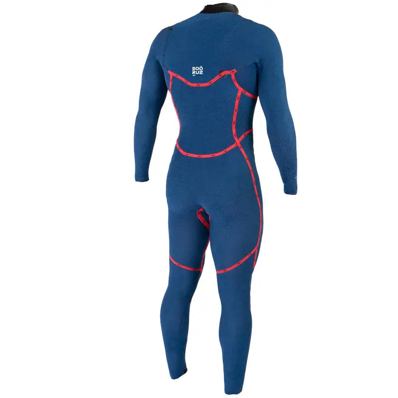 Traje de neopreno largo para niño 4/3mm Soöruz Fighter Front Zip color negro