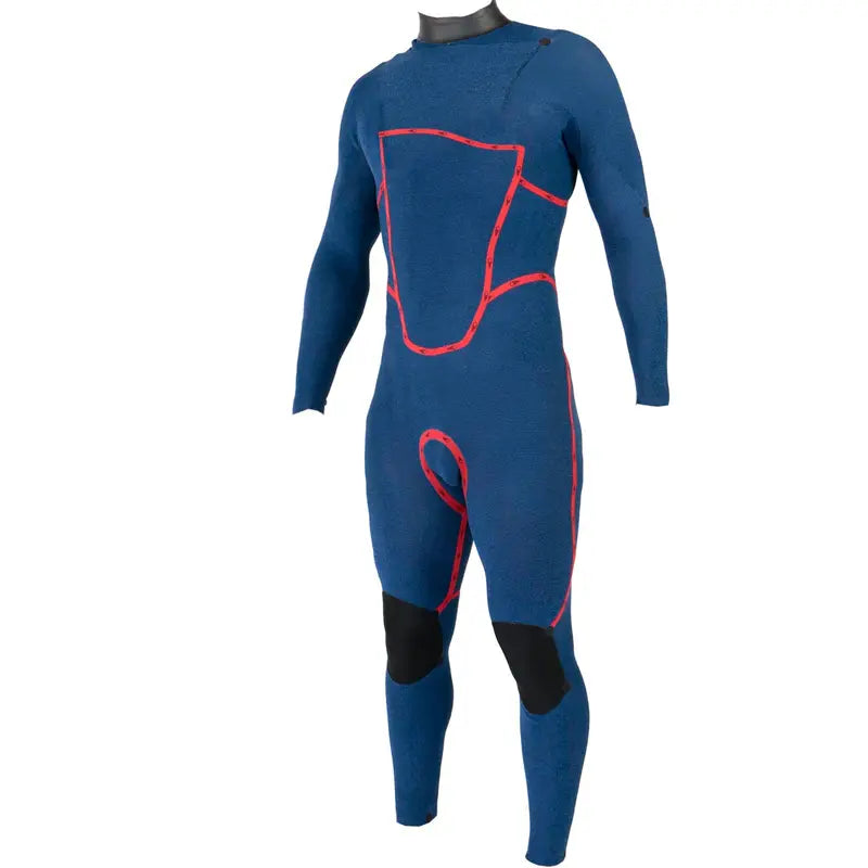Traje de neopreno largo para niño 4/3mm Soöruz Fighter Front Zip color negro