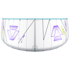 Cometa de kitesurf Duotone Evo 2026 edición sostenible Concept Blue con tejidos no teñidos