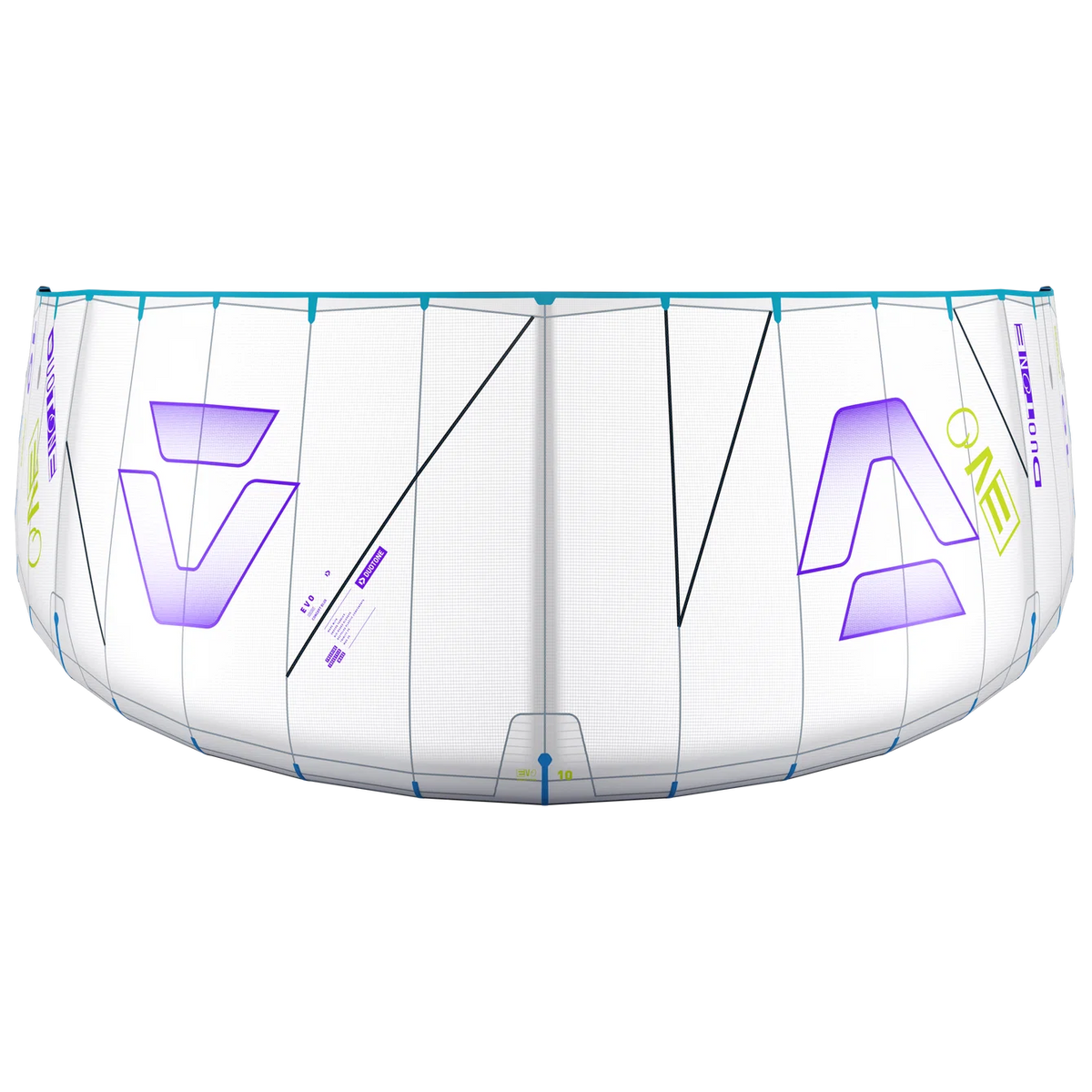 Cometa de kitesurf Duotone Evo 2026 edición sostenible Concept Blue con tejidos no teñidos