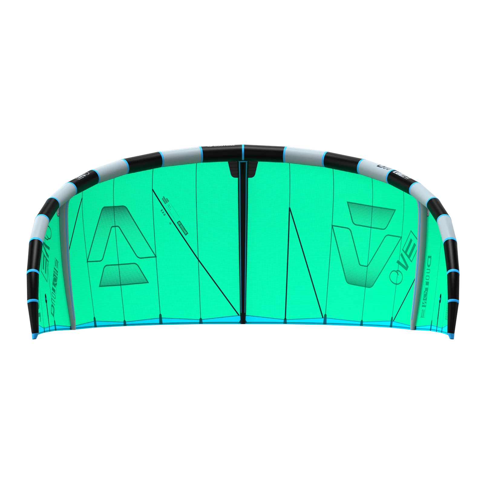 Cometa de kitesurf Duotone Evo 2026 color verde C16 Green