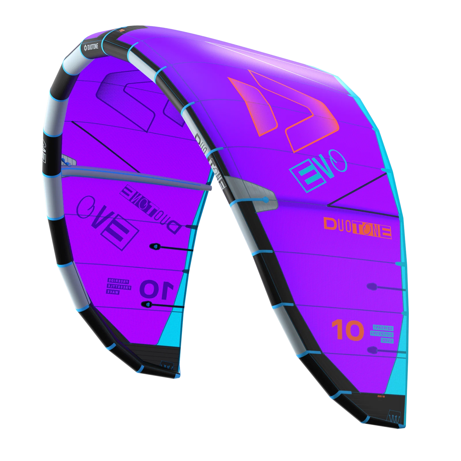 Cometa de kitesurf Duotone Evo 2026 en color purple tono morado