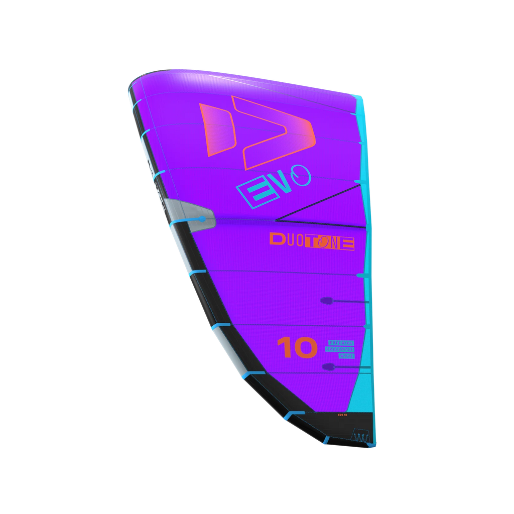 Cometa de kitesurf Duotone Evo 2026 en color purple tono morado