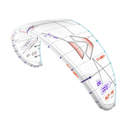 Cometa de kitesurf Duotone Evo SLS 2026 edición Concept Blue sin tinte Undyed