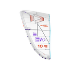 Cometa de kitesurf Duotone Evo SLS 2026 edición Concept Blue sin tinte Undyed