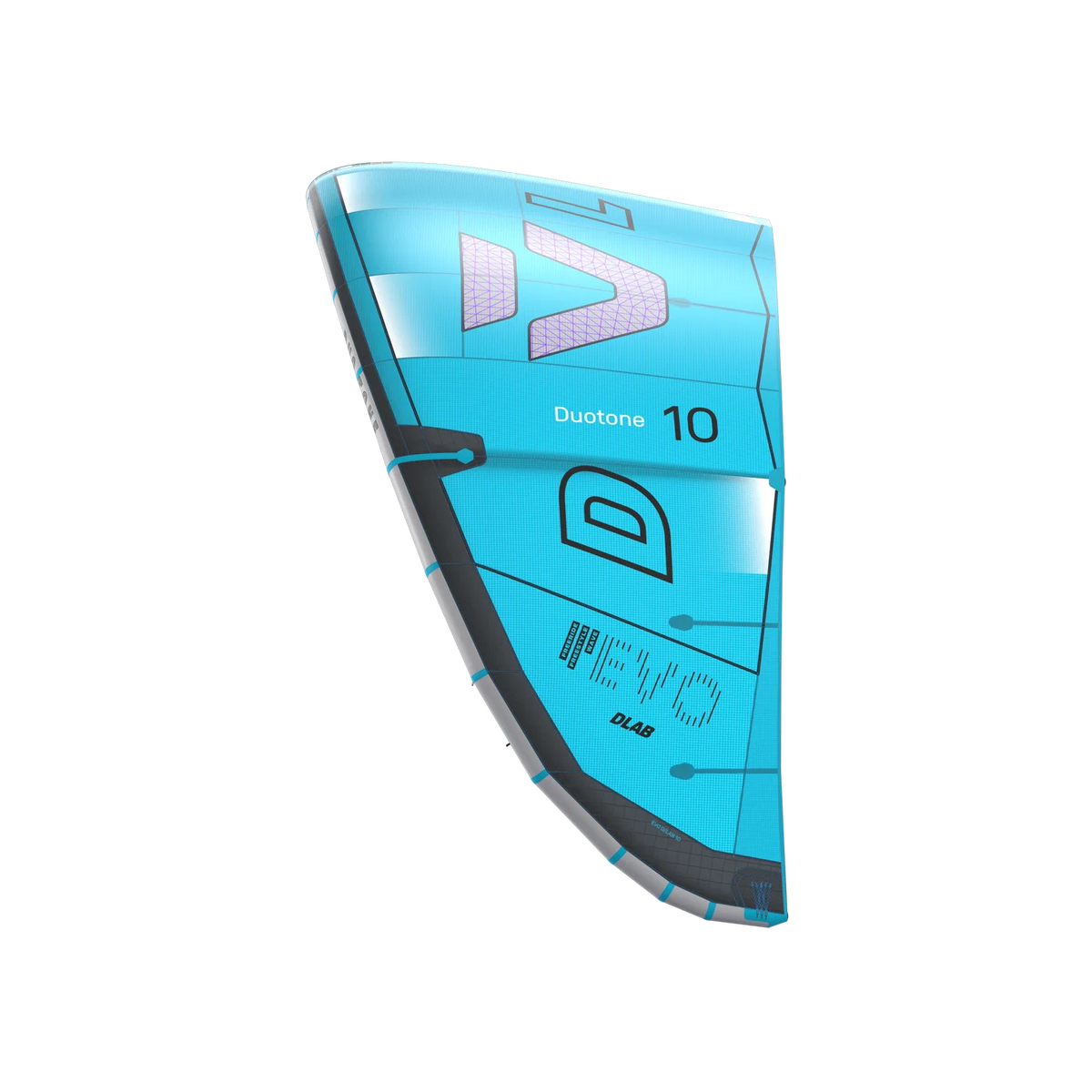 Cometa de kitesurf Duotone Evo DLAB 2027 con estructura ligera de Aluula