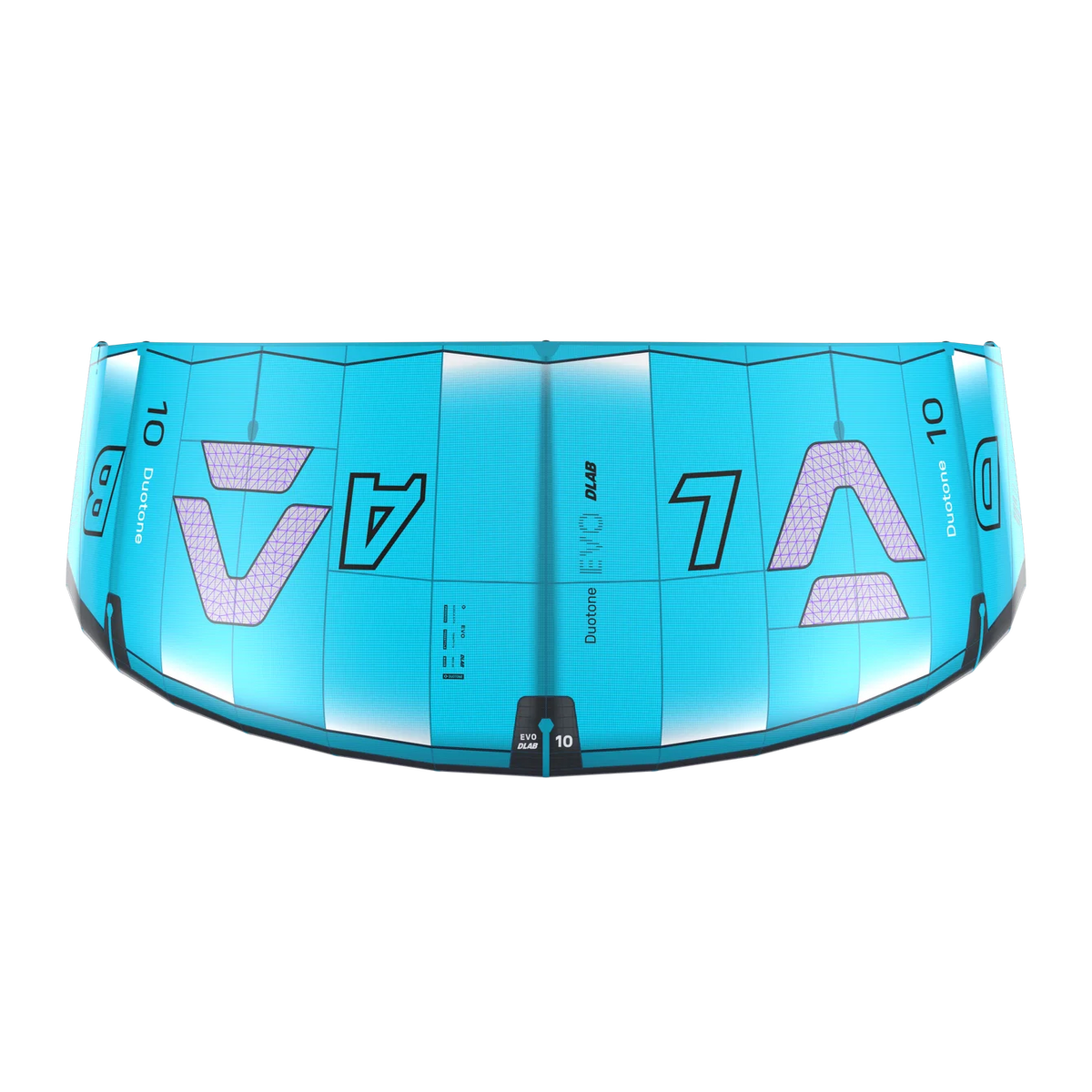 Cometa de kitesurf Duotone Evo DLAB 2027 con estructura ligera de Aluula