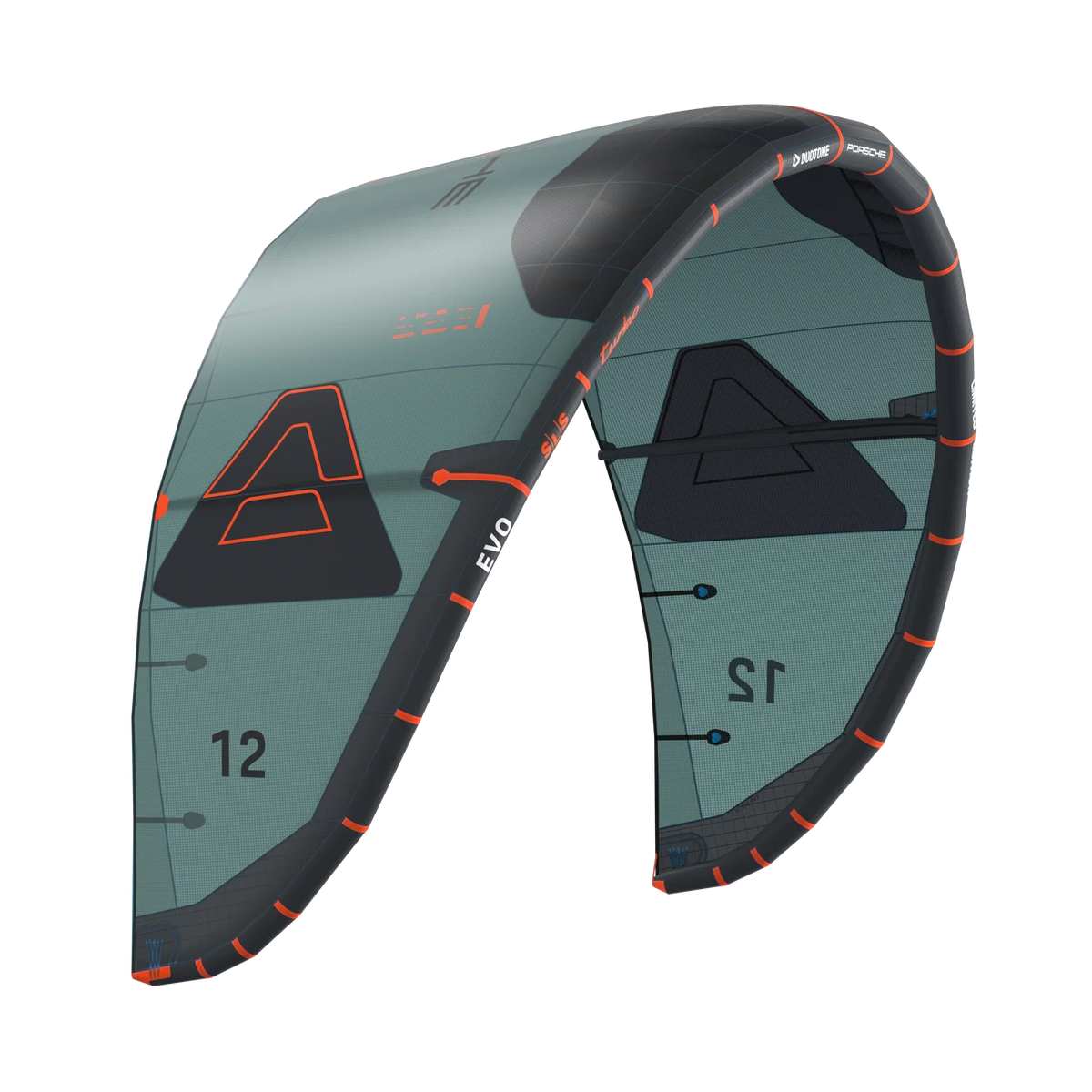Cometa de kitesurf Duotone Evo SLS Porsche Turbo Edition 2027 en edición limitada