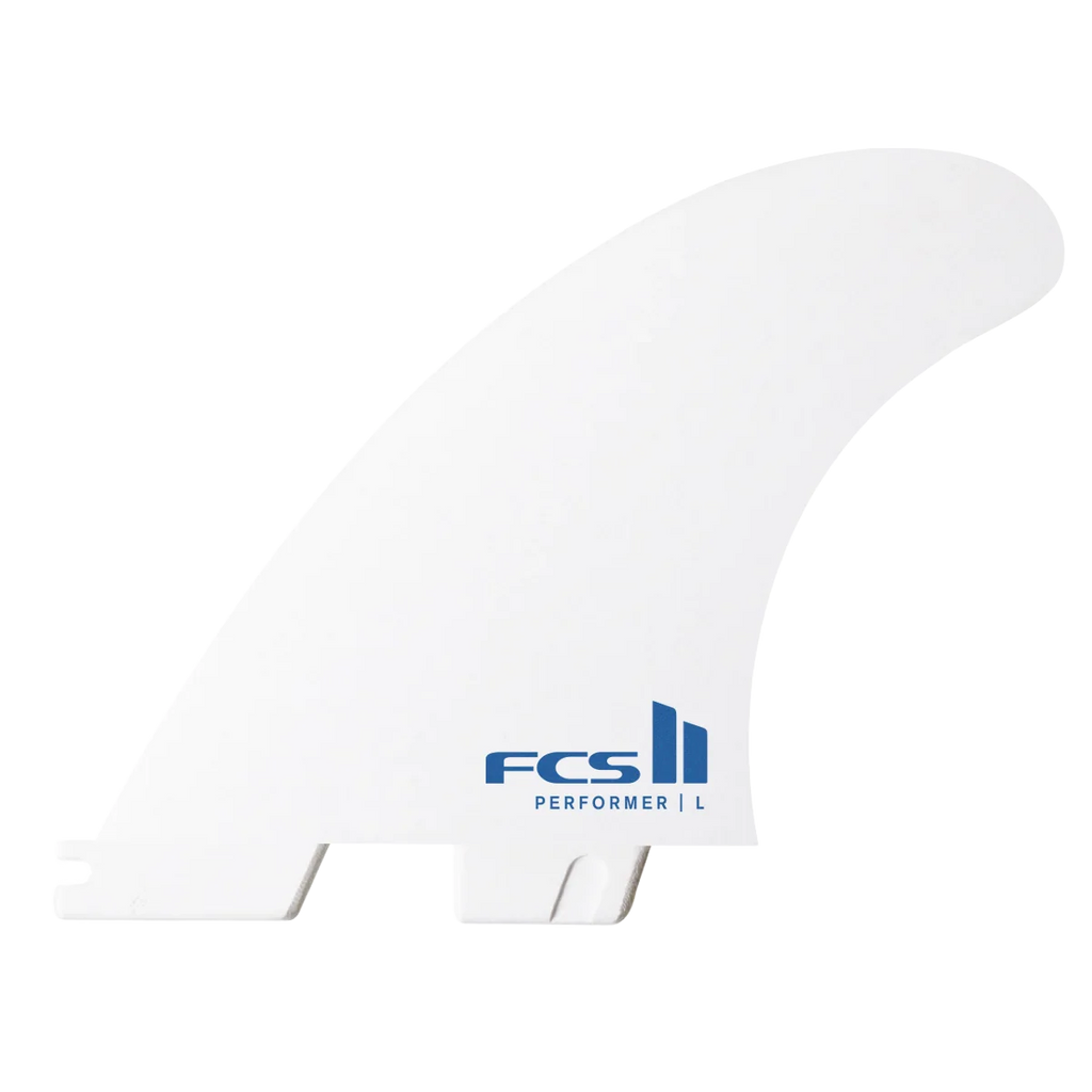 Juego de quillas de surf FCS II Performer White Edition en color blanco