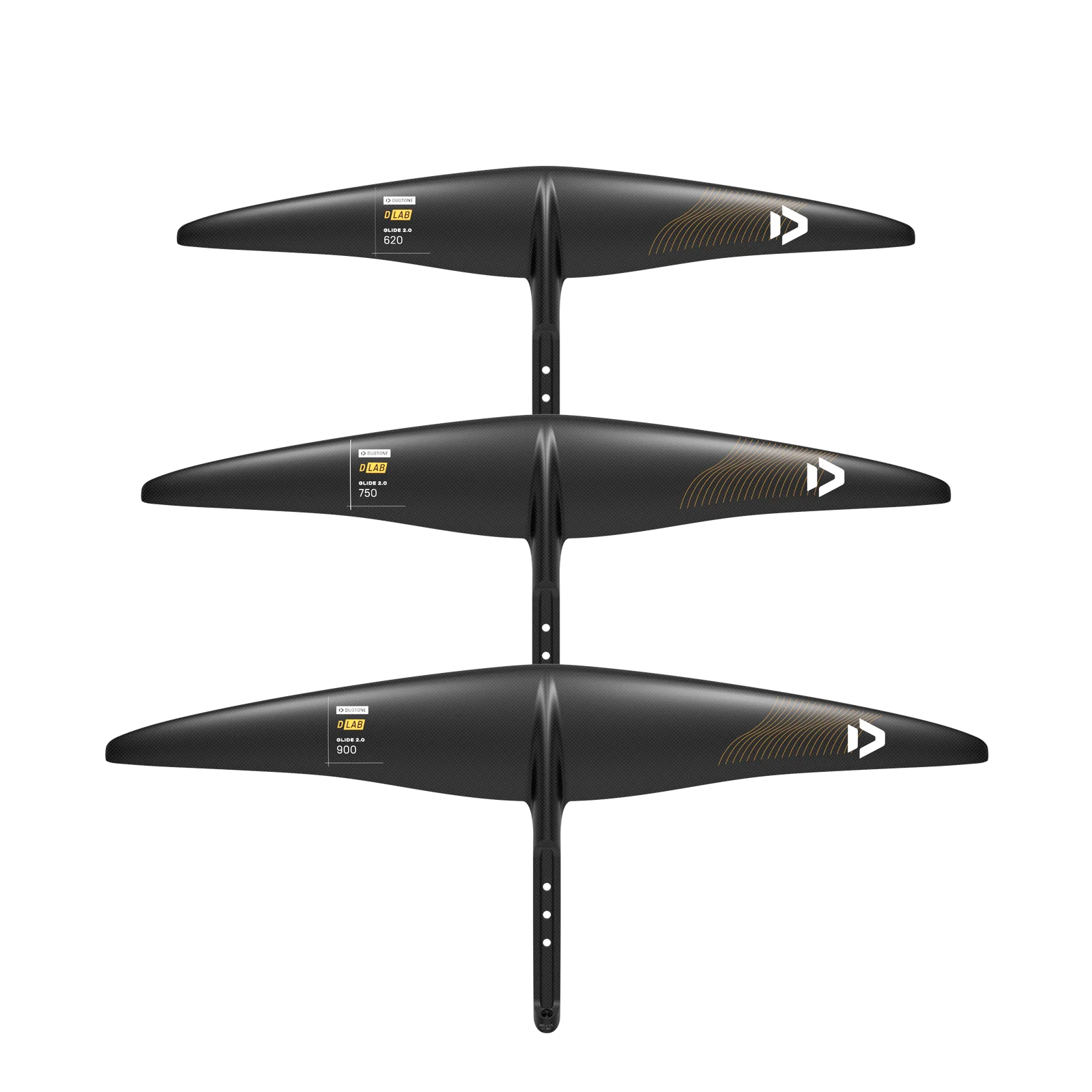 Ala delantera de foil en carbono de alto módulo Duotone Front Wing Glide 2.0 D LAB 2025