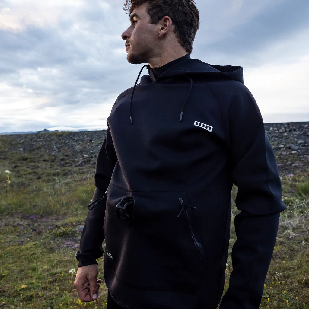 Sudadera ligera de neopreno para hombre ION Neo Hoody Lite en color negro
