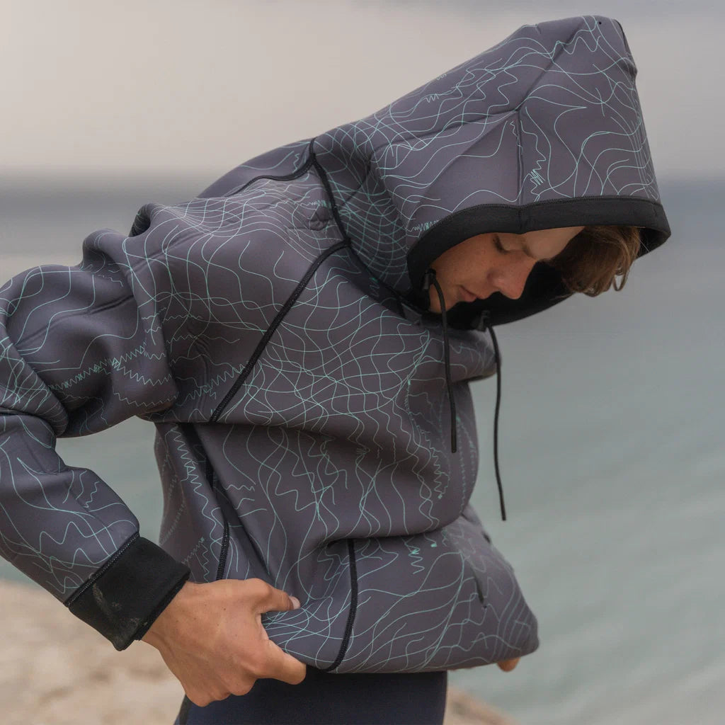 Sudadera de neopreno reversible para hombre ION Neo Hoody Reversible 