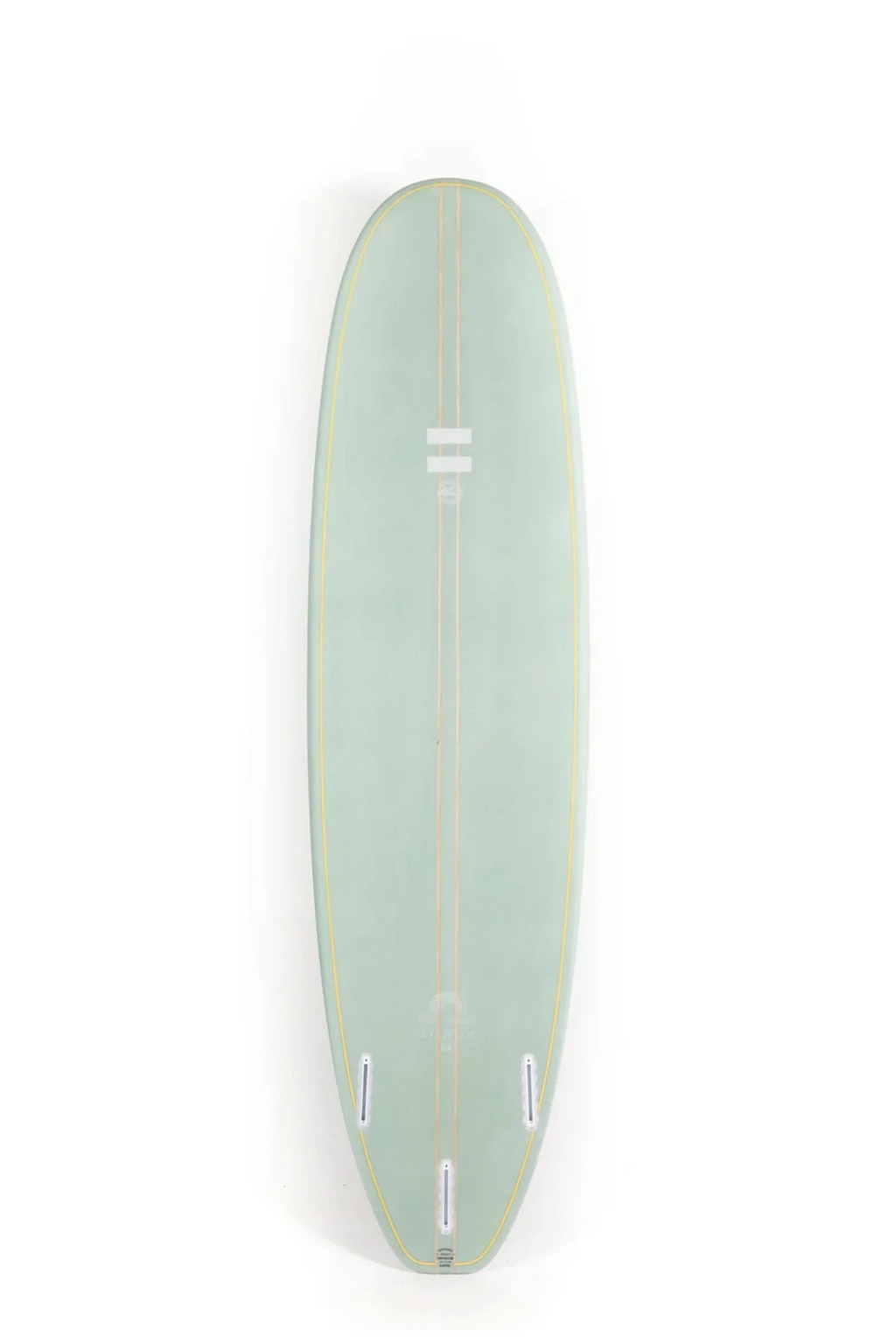 Tabla de surf Indio Surfboards Mid Length 6'6 color menta