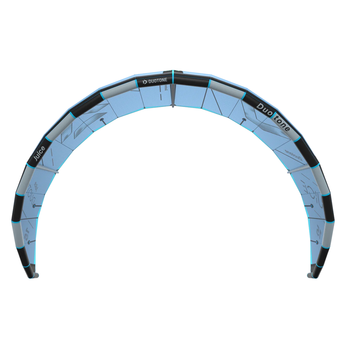 Cometa de kitesurf para viento flojo Duotone Juice 2026 en color Blue