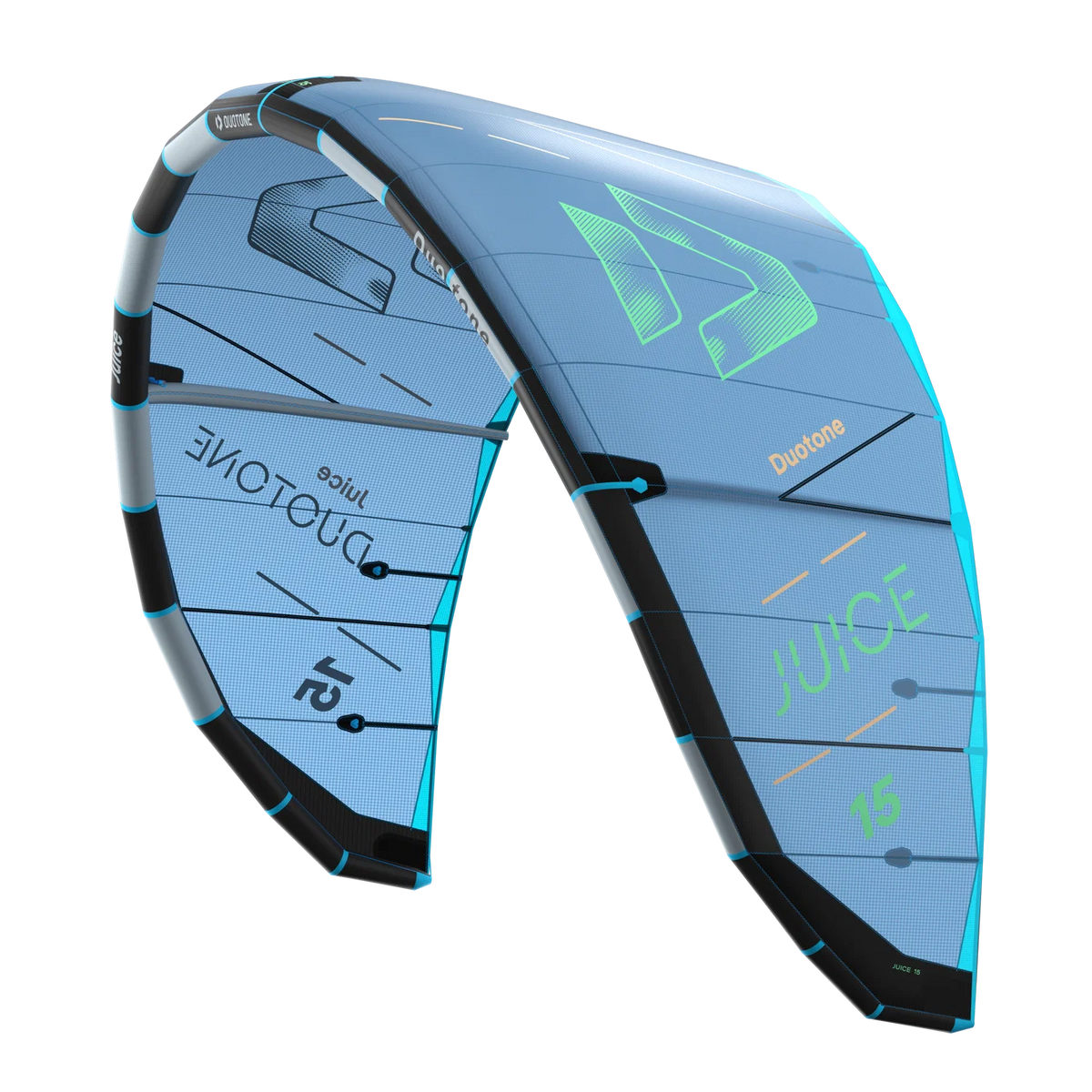 Cometa de kitesurf para viento flojo Duotone Juice 2026 en color Blue