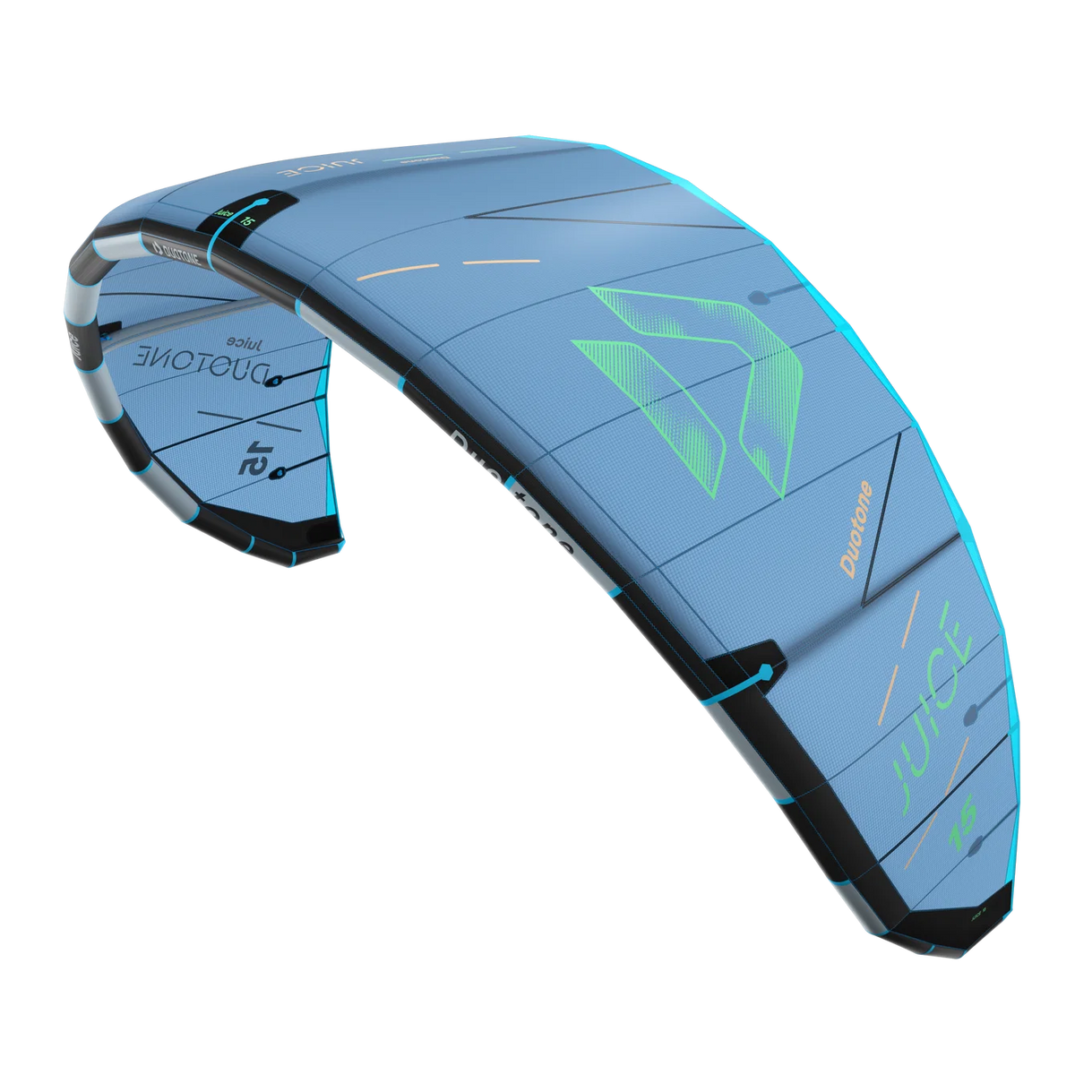 Cometa de kitesurf para viento flojo Duotone Juice 2026 en color Blue