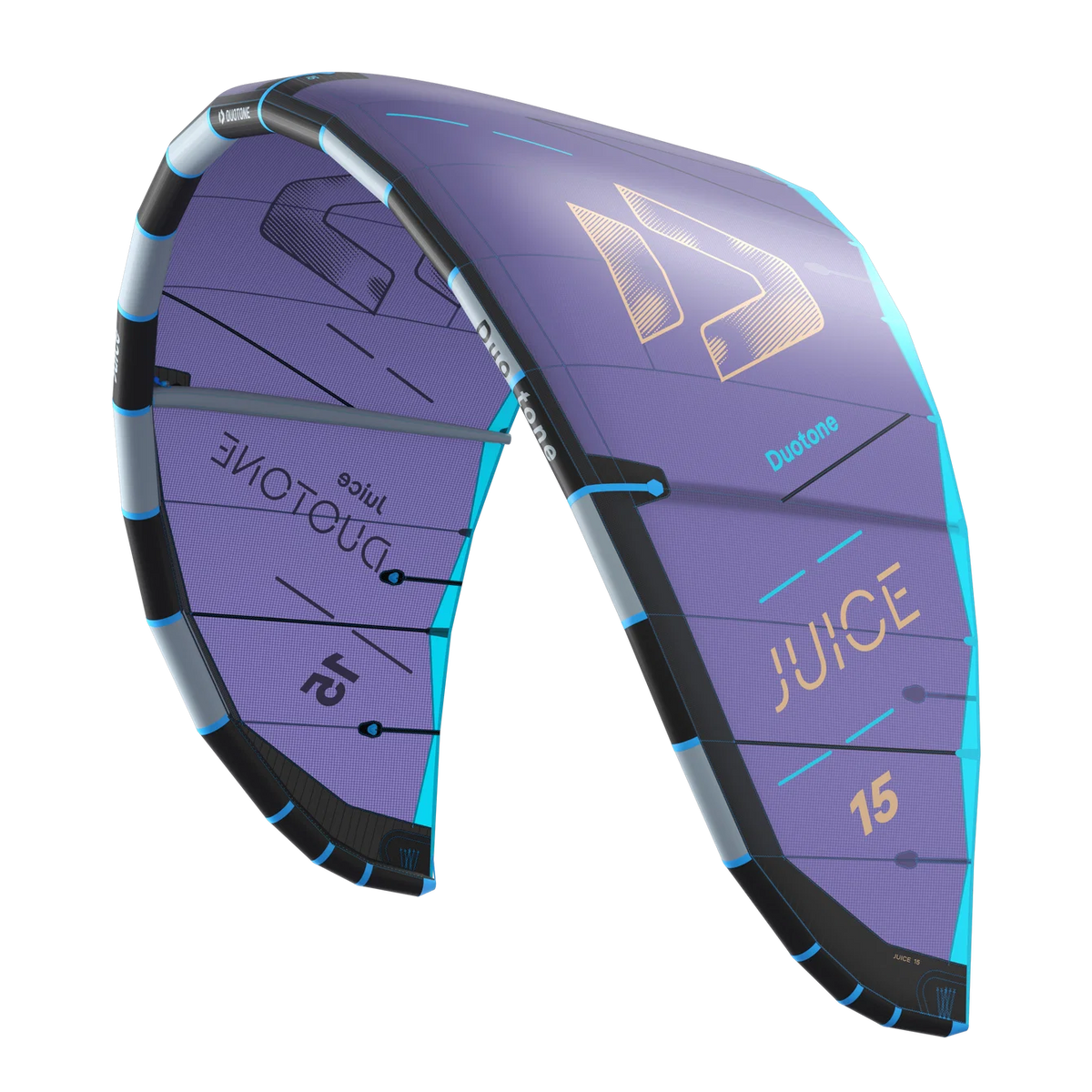 Cometa de kitesurf para viento flojo Duotone Juice 2026 en color Heron