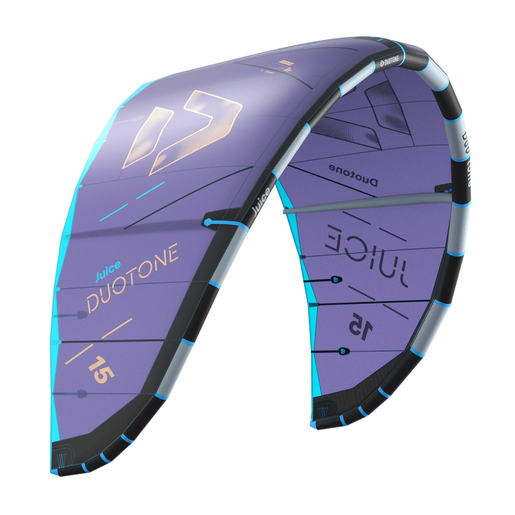 Cometa de kitesurf para viento flojo Duotone Juice 2026 en color Heron