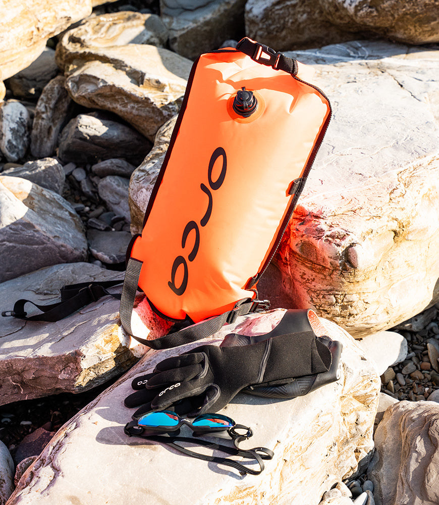 Boya de natación y seguridad para aguas abiertas Orca Safety Buoy