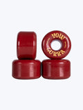 Juego de 4 ruedas de surfskate YOW Lurra Ketchup de 60 milímetros y dureza 82A