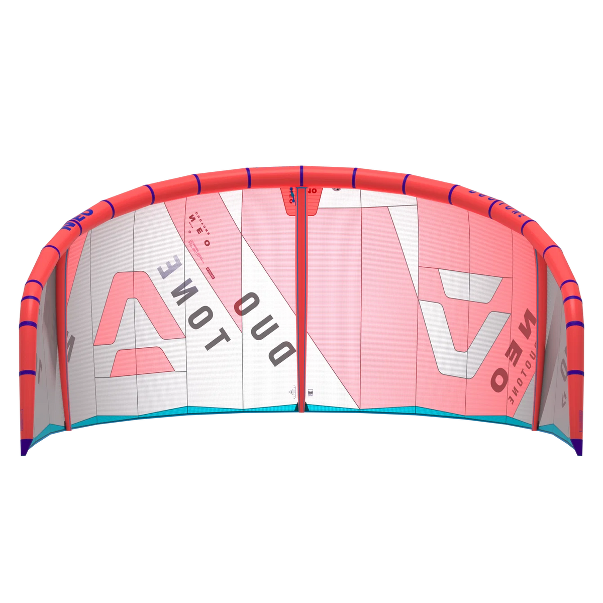 Cometa de kitesurf para olas Duotone Neo 2025 en color Coral y Light Grey