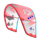Cometa de kitesurf para olas Duotone Neo 2025 en color Coral y Light Grey