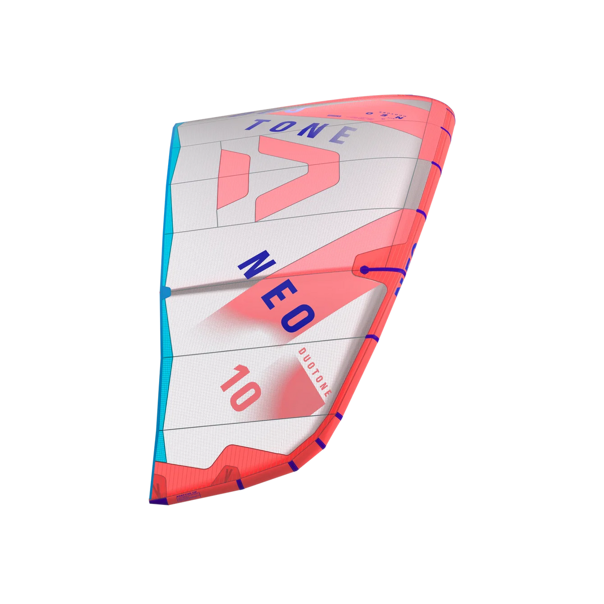 Cometa de kitesurf para olas Duotone Neo 2025 en color Coral y Light Grey
