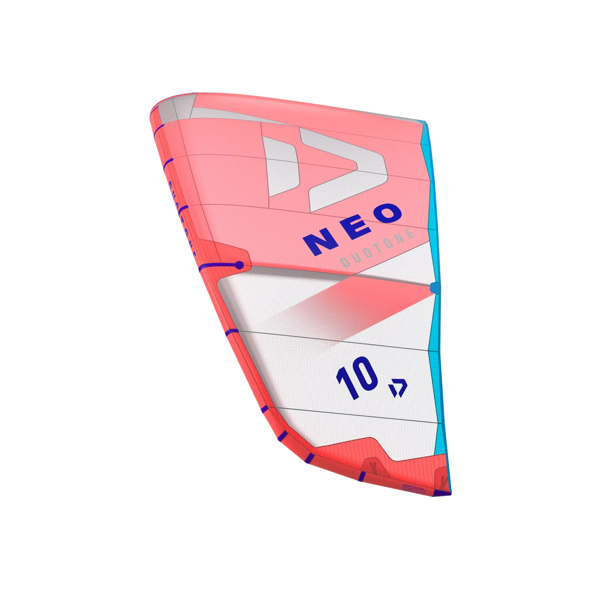 Cometa de kitesurf para olas Duotone Neo 2025 en color Coral y Light Grey