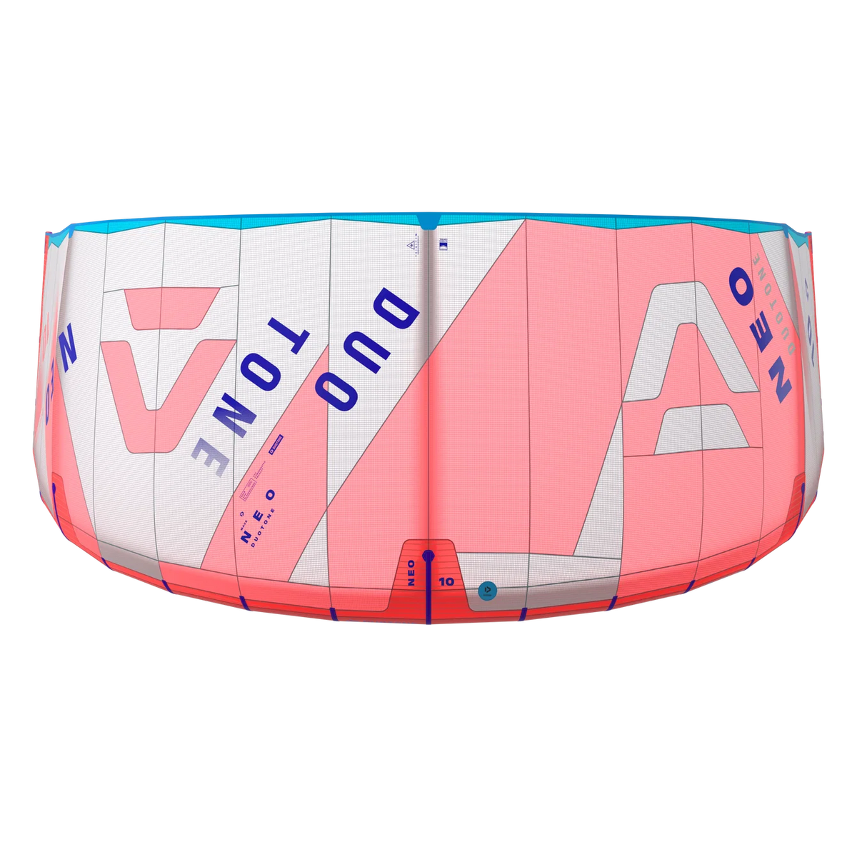 Cometa de kitesurf para olas Duotone Neo 2025 en color Coral y Light Grey