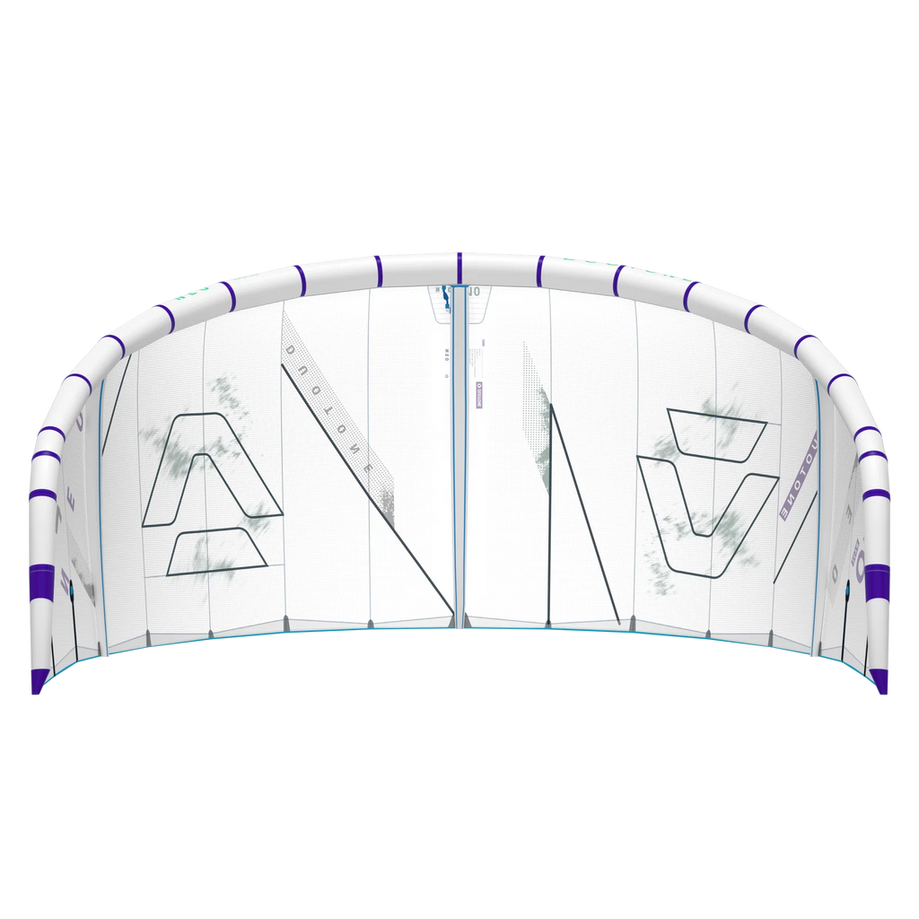 Cometa de kitesurf para olas Duotone Neo Concept Blue 2026 color blanco undyed