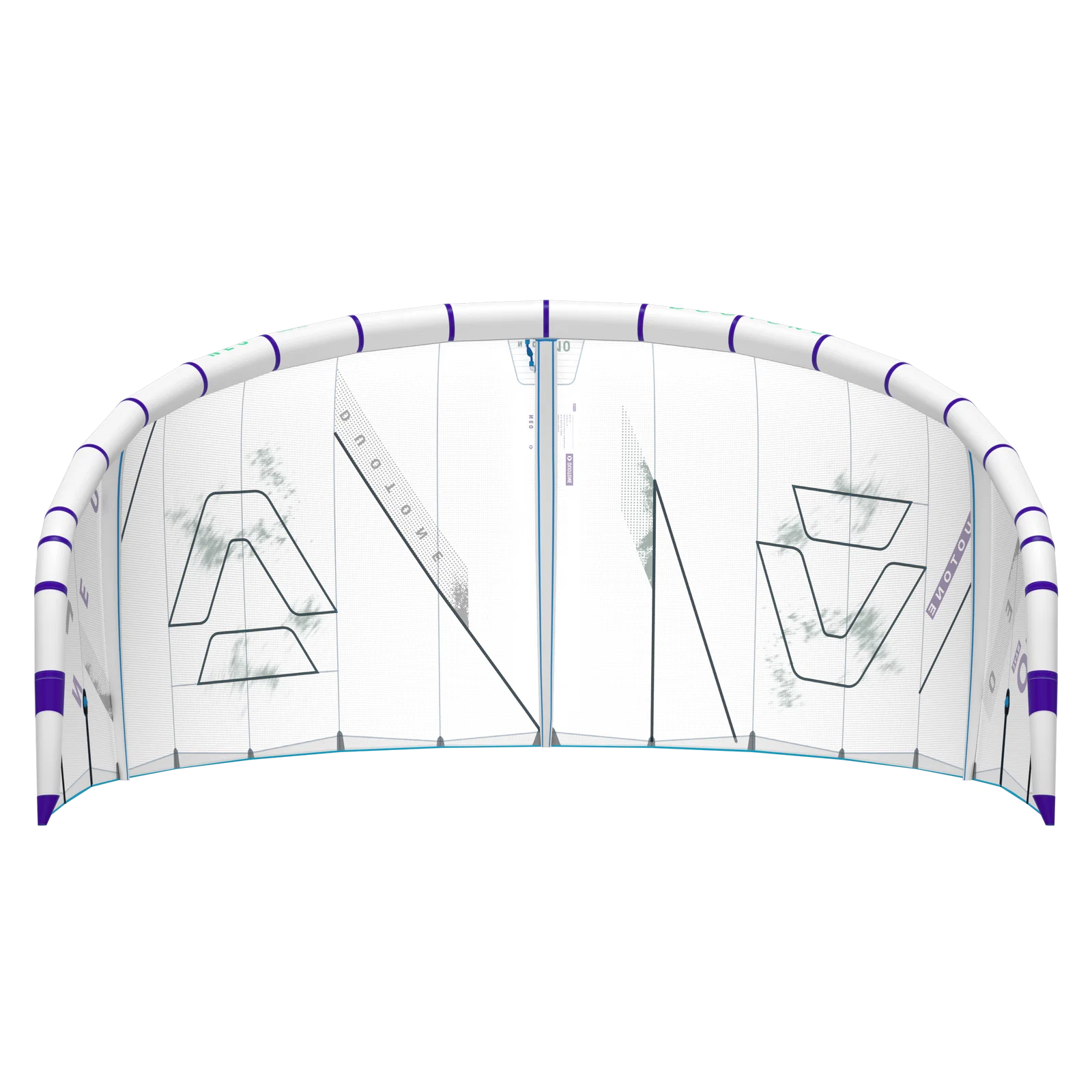 Cometa de kitesurf para olas Duotone Neo Concept Blue 2026 color blanco undyed