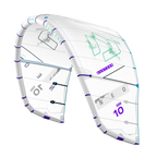 Cometa de kitesurf para olas Duotone Neo Concept Blue 2026 color blanco undyed