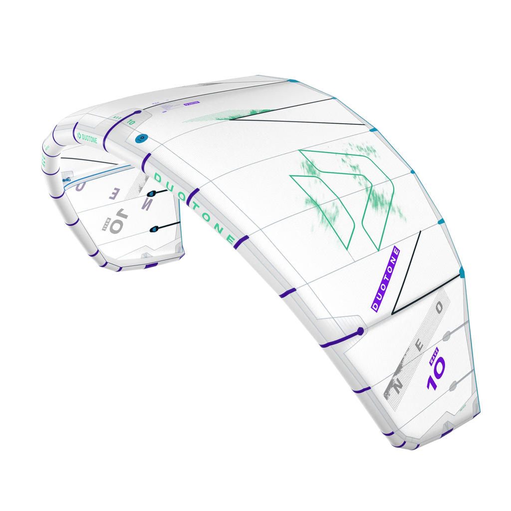 Cometa de kitesurf para olas Duotone Neo Concept Blue 2026 color blanco undyed