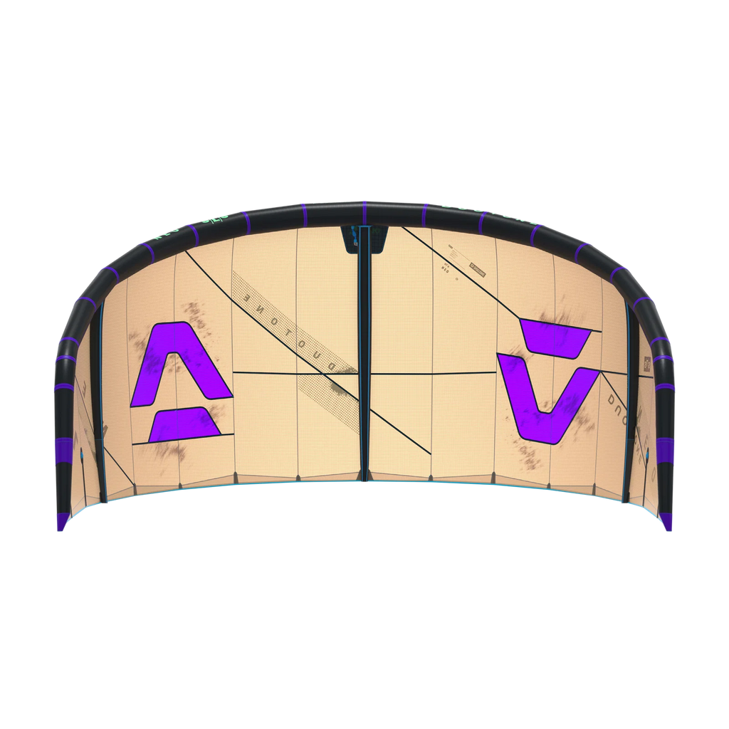 Cometa de kitesurf Duotone Neo SLS 2026 color Sand y Purple
