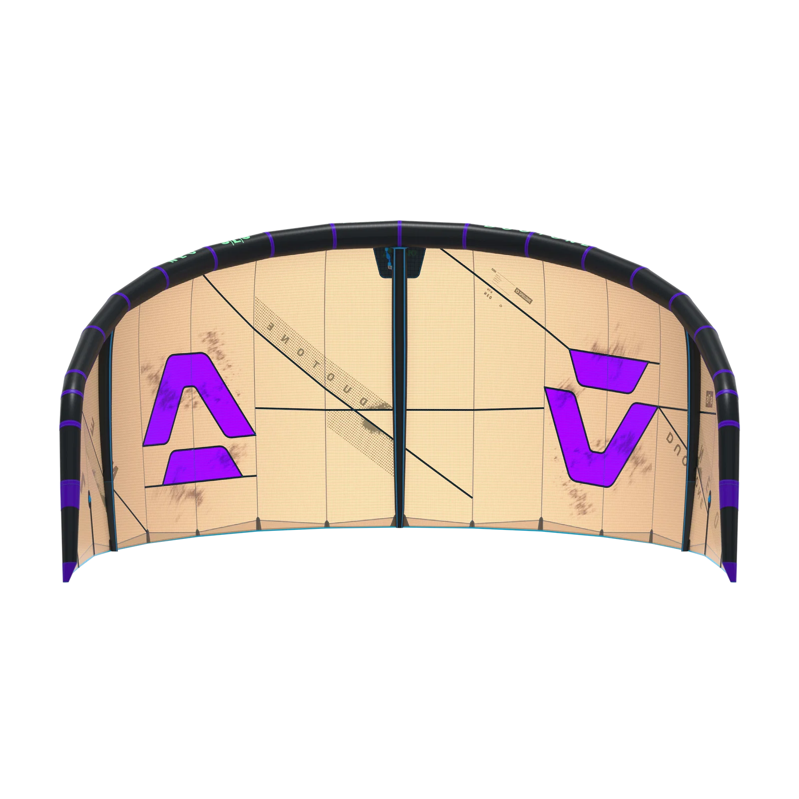 Cometa de kitesurf Duotone Neo SLS 2026 color Sand y Purple