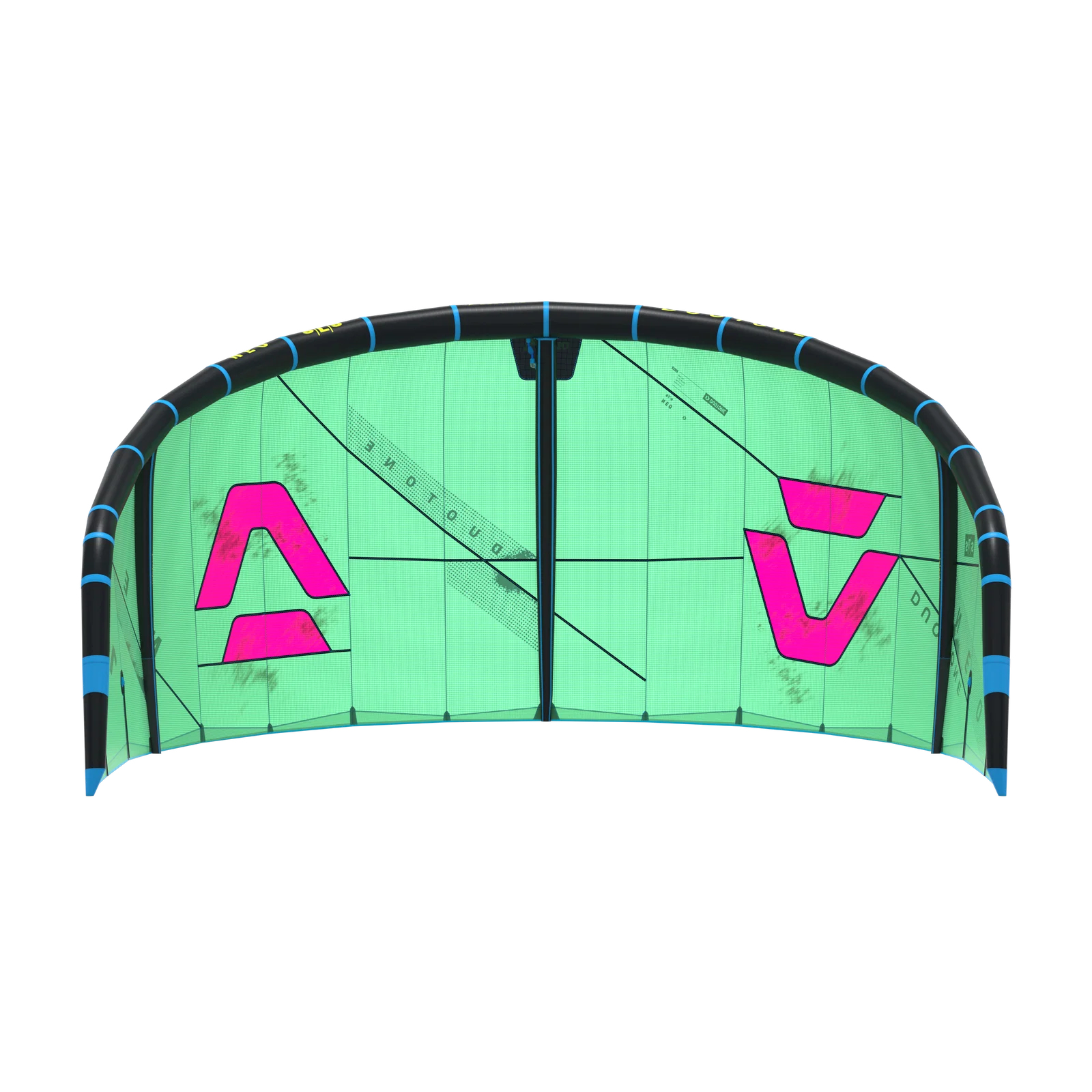 Cometa de kitesurf de olas Duotone Neo SLS 2026 color verde y rosa Green Pink