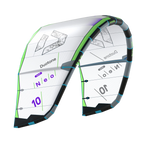 Cometa de kitesurf para olas Duotone Neo 2027 en color Undyed / Lime-Green