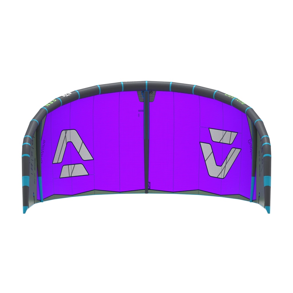 Cometa de kitesurf para olas Duotone Neo SLS 2027 en color Purple / Off-Green