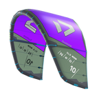 Cometa de kitesurf para olas Duotone Neo SLS 2027 en color Purple / Off-Green