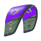 Cometa de kitesurf para olas Duotone Neo SLS 2027 en color Purple / Off-Green