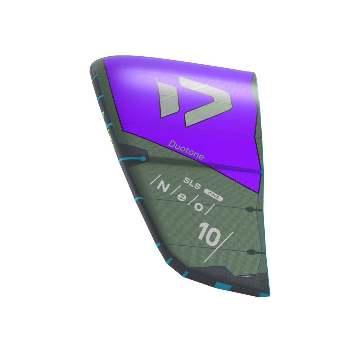 Cometa de kitesurf para olas Duotone Neo SLS 2027 en color Purple / Off-Green
