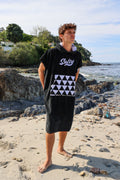 Poncho de surf cambiador Salty con capucha y bolsillo delantero