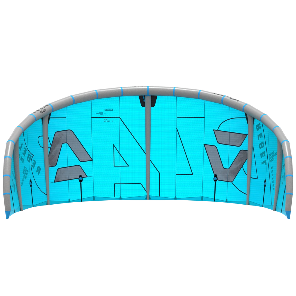 Cometa de kitesurf Duotone Rebel DLAB 2026 con estructura ligera de Aluula para Big Air