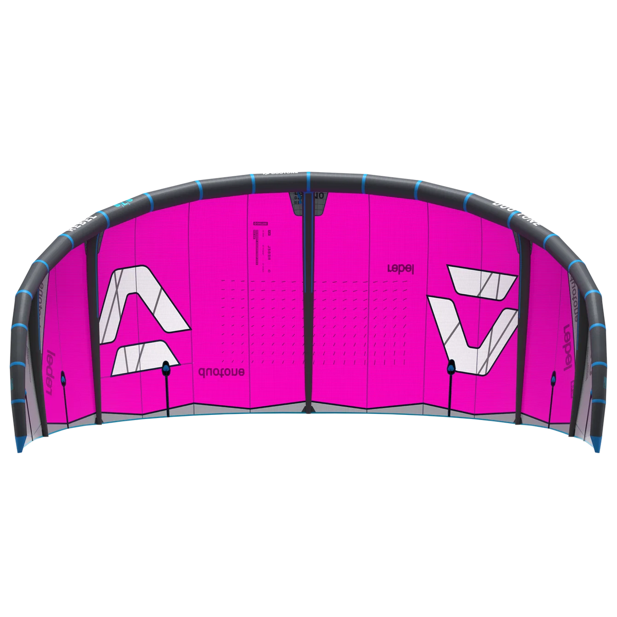 Cometa de kitesurf Duotone Rebel SLS 2027 en color Pink Purple vista frontal