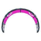 Cometa de kitesurf Duotone Rebel SLS 2027 en color Pink Purple vista frontal