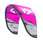 Cometa de kitesurf Duotone Rebel SLS 2027 en color Pink Purple vista frontal
