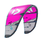 Cometa de kitesurf Duotone Rebel SLS 2027 en color Pink Purple vista frontal